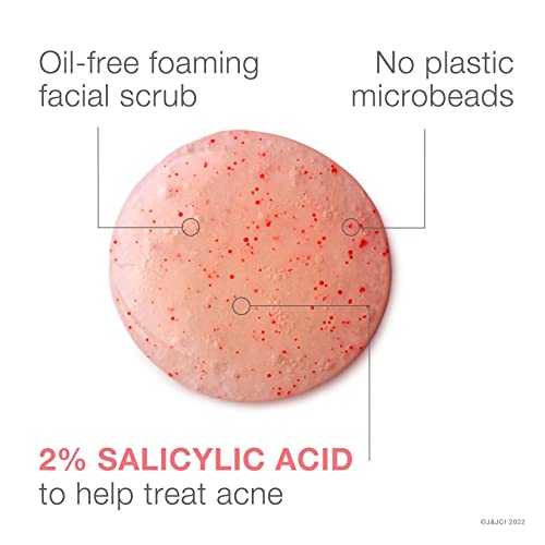 Neutrogena Oil Free Pink Grapefruit Acne Treatment Face Wash with Vitamin C, 2% Salicylic Acid, Gentle Foaming Facial Scrub to Treat & Prevent Breakouts, 6.7 Fl Oz, Pack of 3 - Image 8